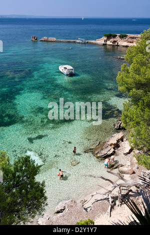 Es Caló spiaggia. Arta. Mallorca. Spagna Foto Stock