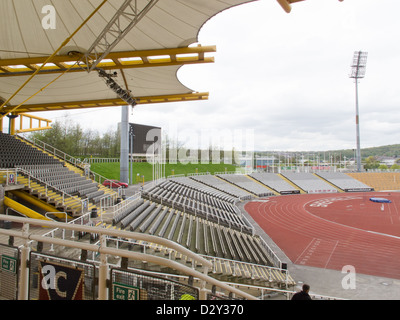 Don Valley Stadium Sheffield South Yorkshire, Inghilterra, Regno Unito - sedi vuote nel supporto Foto Stock