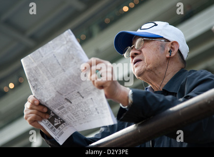 Sha Tin ippodromo di Hong Kong, Cina Foto Stock