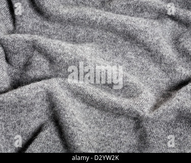 Luxury fluffy grigio Sfondo cashmere Foto Stock