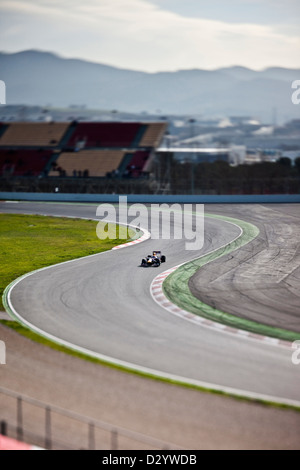 Un test di Formula Uno, Barcellona, 27 02 10 Foto Stock