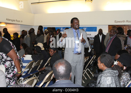 Il sud Sudan Referendum, Londra stazione di polling, Gennaio 2011 Foto Stock
