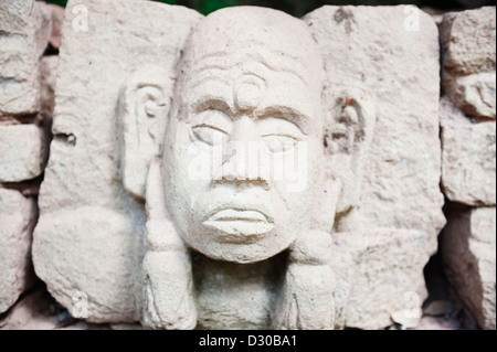 Maya sito archeologico, Copan rovine, sito Patrimonio Mondiale dell'Unesco, Honduras, America Centrale Foto Stock