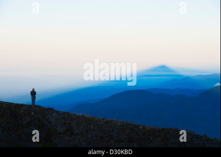 Vista dalla cima del Volcan Baru, Panama Foto Stock