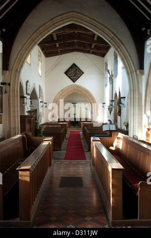 La Chiesa di San Pietro, Dumbleton, Gloucestershire, England, Regno Unito Foto Stock