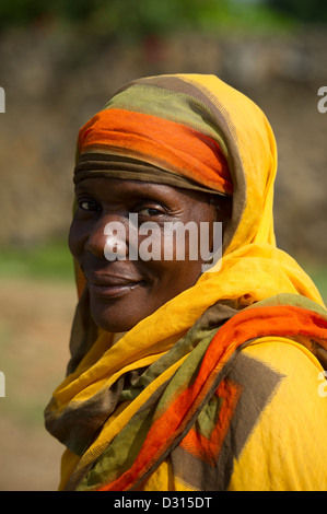 Donna musulmana, Kisumu, Kenya Foto Stock