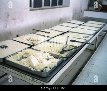 Lavoratori cinesi in Sudan, Merowe Dam. Foto Stock