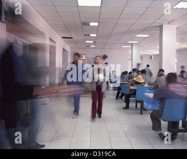 Lavoratori cinesi in Sudan, Merowe Dam. Foto Stock