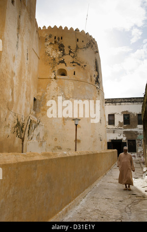 Il Fort, Lamu, l'arcipelago di Lamu, Kenya Foto Stock