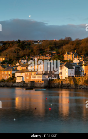 Mousehole; Sunrise; Cornovaglia; Regno Unito Foto Stock