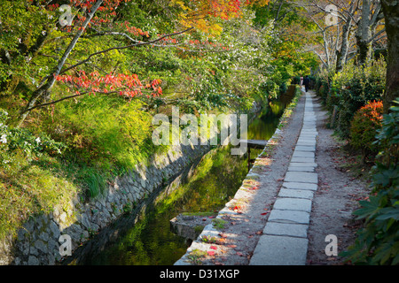 Kyoto filosofi del percorso Foto Stock