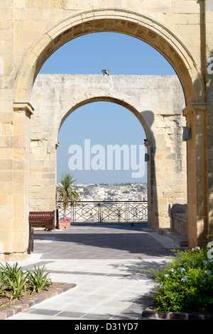 Upper Barrakka Gardens. La Valletta. Malta. Foto Stock