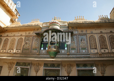 Udaipur Lake Palace (Taj Hotel), Udaipur, Rajasthan, India Foto Stock