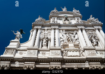 Chiesa Santa Maria del Giglio (Santa Maria Zobenigo, o Maria del Giglio), Campo Santa Maria del Giglio, San Marco, Venezia, Italia. Foto Stock