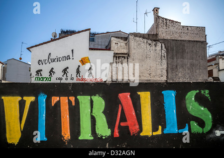 Canet de mar,maresme,catalogna,Spagna Foto Stock