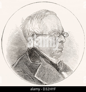 Juan Eugenio Hartzenbusch, 1806 - 1880. Drammaturgo spagnolo. Foto Stock