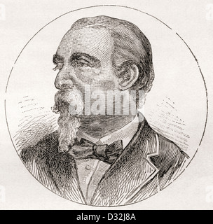 José Zorrilla y morale, 1817 - 1893. Lo spagnolo romantico poeta e drammaturgo. Foto Stock