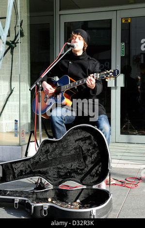 Matteo Fearon,musicista di strada ,Busker. Foto Stock