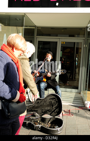 Matteo Fearon,musicista di strada ,Busker. Foto Stock