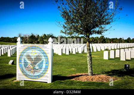 Sarasota Cimitero Nazionale Florida Foto Stock