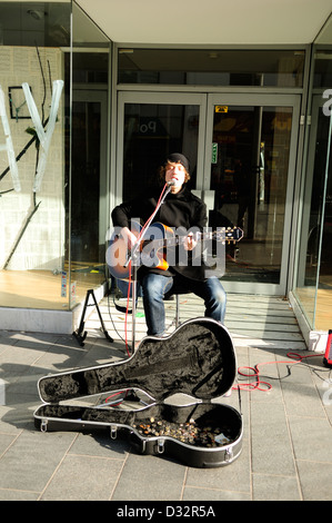 Matteo Fearon,musicista di strada ,Busker. Foto Stock