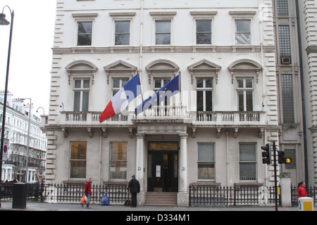 Consolato francese generale nel Regno Unito, Londra, South Kensington Foto Stock