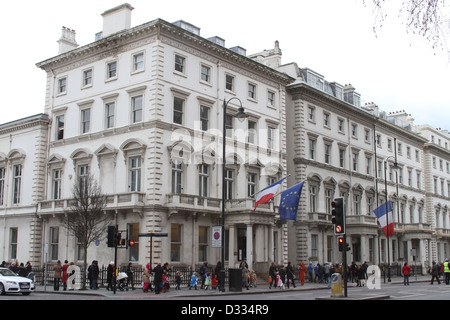Consolato francese generale nel Regno Unito, Londra, South Kensington Foto Stock