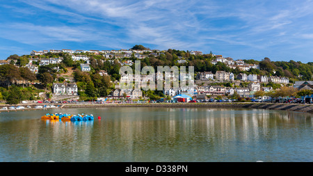 Fiume a Looe Looe in Cornovaglia. Foto Stock