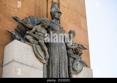 Re Giorgio V Memorial con Melbourne Victoria Australia Au Foto Stock