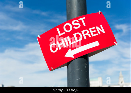Lost Children segno Foto Stock