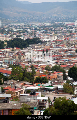 Vista in elevazione di Oaxaca - Messico Foto Stock