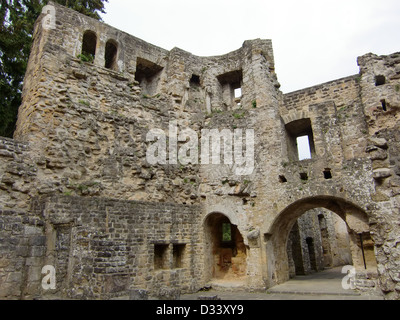 Castello di Beaufort (Granducato di Lussemburgo) Foto Stock