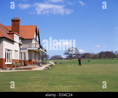 Ormskirk Golf Club, gru Lane, Ormskirk, Lancashire, Inghilterra, Regno Unito Foto Stock