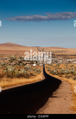 Madagascar, Ilakaka, Sapphire città mineraria sulla RN7 road Foto Stock