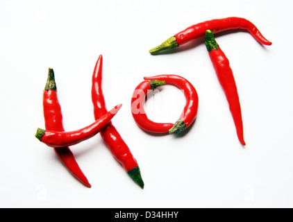 Red Hot Chili Peppers l'ortografia della parola 'caldo' Foto Stock