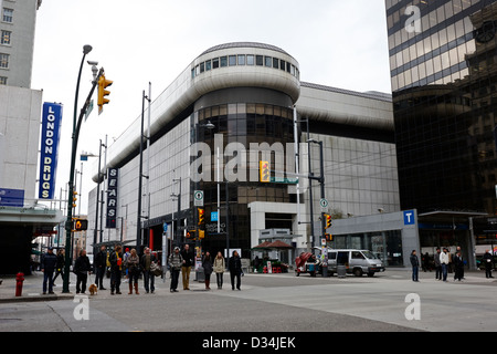 Sears Pacific Centre Mall e granville city center station Vancouver BC Canada Foto Stock