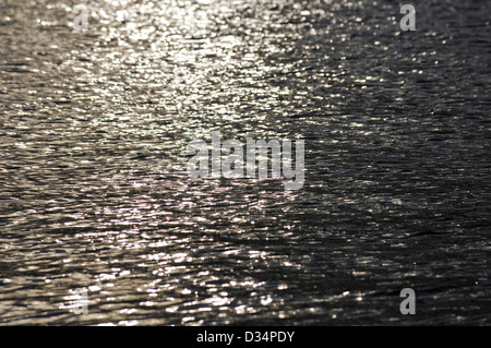 Chiudere l immagine della texture acqua su ocean Foto Stock