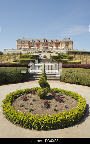 Domaine Carneros Winery, Napa Valley, California, Stati Uniti d'America Foto Stock