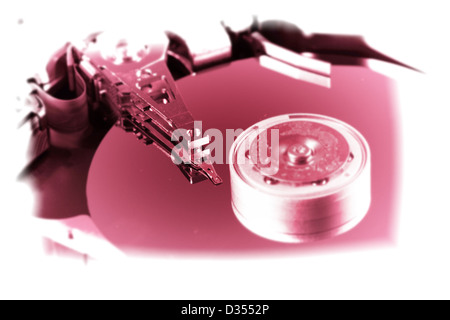 Foto macro - Unità disco rigido. I dettagli di grande ! Foto Stock