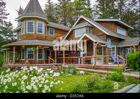 Vista esterna delle due sorelle Bakery & cafe, Omero, Alaska, STATI UNITI D'AMERICA Foto Stock