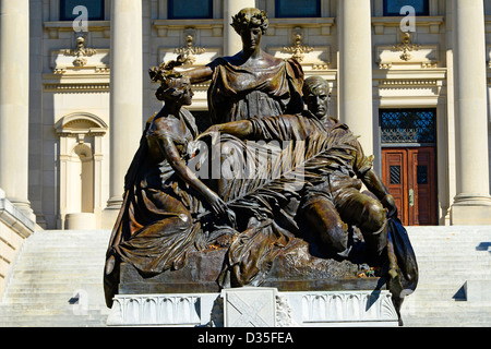 Donne confederato monumento Campidoglio dello Stato del Mississippi Jackson MS US Foto Stock