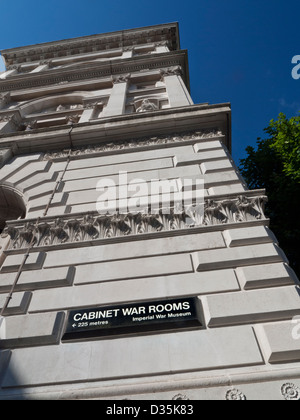 Cabinet War Rooms Imperial War Museum Whitehall London REGNO UNITO Foto Stock