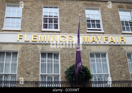 Il Flemings Hotel a Mayfair, London, Regno Unito Foto Stock