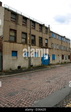 Fabbriche abbandonate, Sheffield Centre Foto Stock