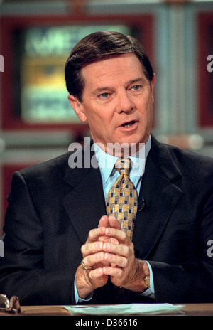 Sost. Tom Delay discute la Clinton impeachment durante il raduno del NBC la pressa 13 Dicembre 1998 a Washington, DC. Foto Stock