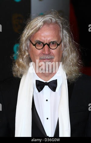 Londra, UK, 10 Febbraio 2013: Billy Connolly arriva per l'EE British Academy Film Awards - Red Carpet arrivi presso la Royal Opera House. Credito: Simon Matthews/Alamy Live News Foto Stock