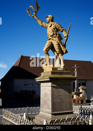 Prima Guerra Mondiale 1 stele commemorativa caduti Foto Stock