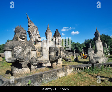 Laos, Repubblica Democratica Popolare del Laos, Vientiane, Buddha Park, Wat Xieng Khuan Foto Stock