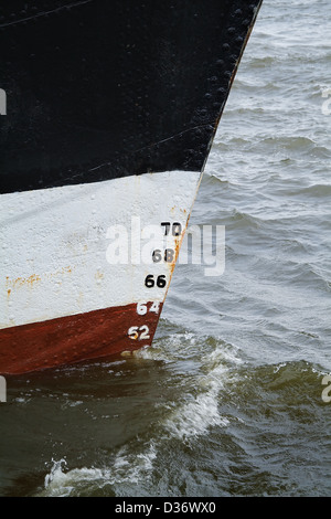 Amburgo, Germania, dettaglio del russo quattro-masted barque Sedov Foto Stock