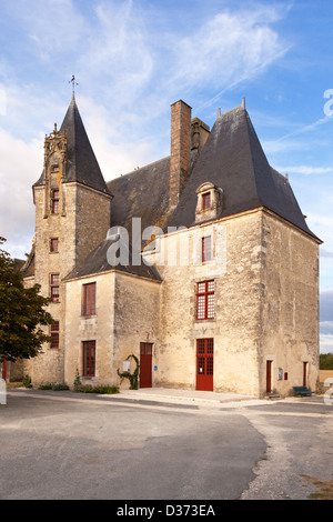 Castello di Neuvicq le Chateau, Charente Maritime, Francia Foto Stock